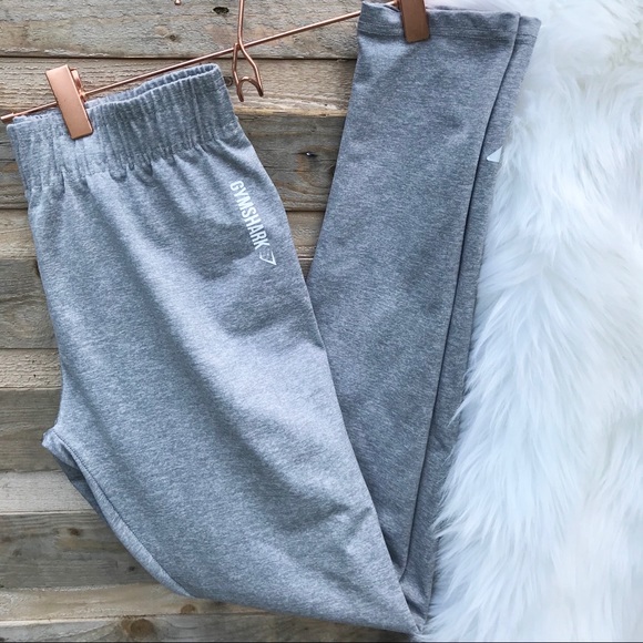 Gymshark Pants - Gymshark Womens Gray Jersey Leggings Size Medium